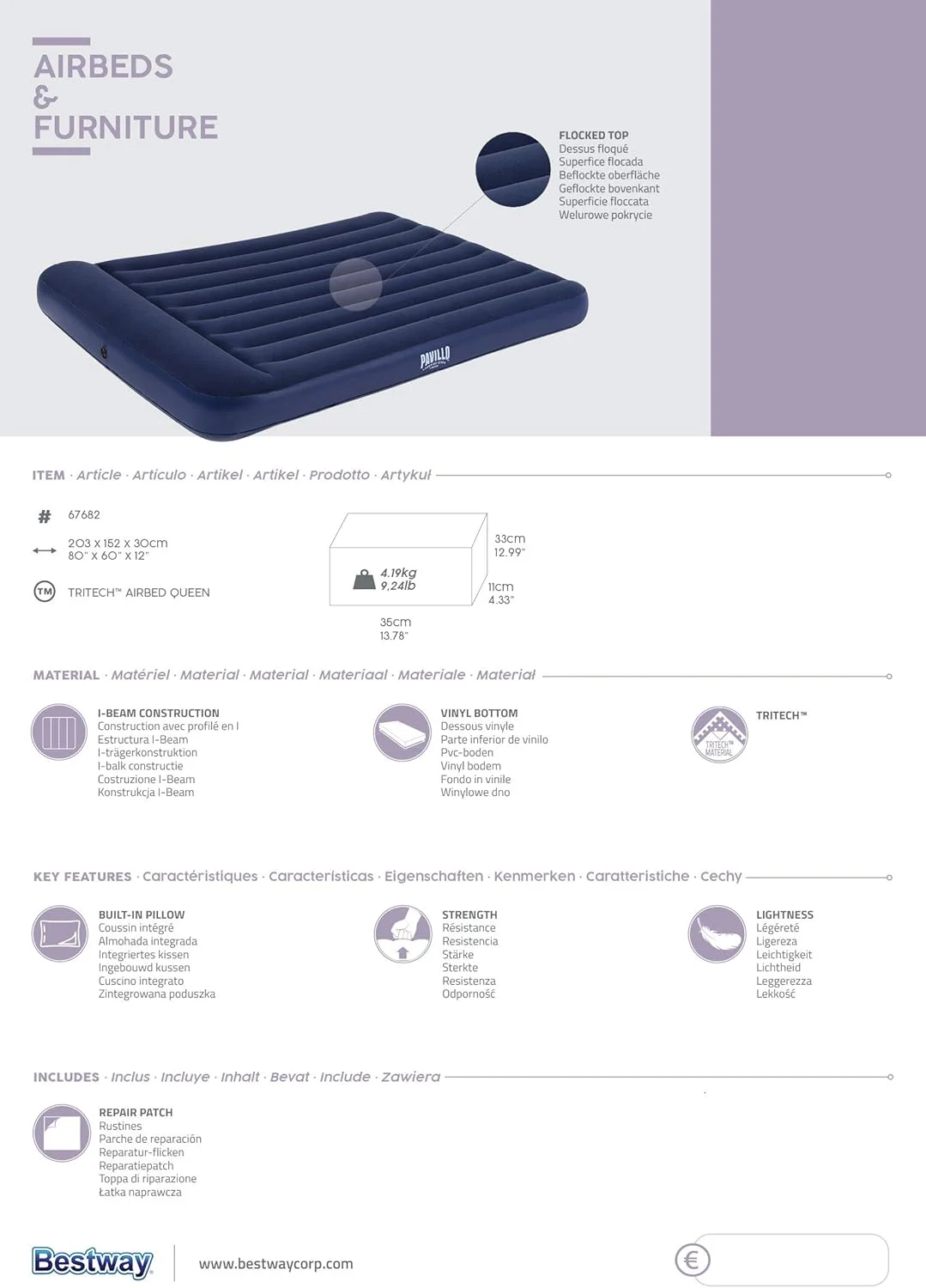 Bestway Pavillo Tritech AirBed