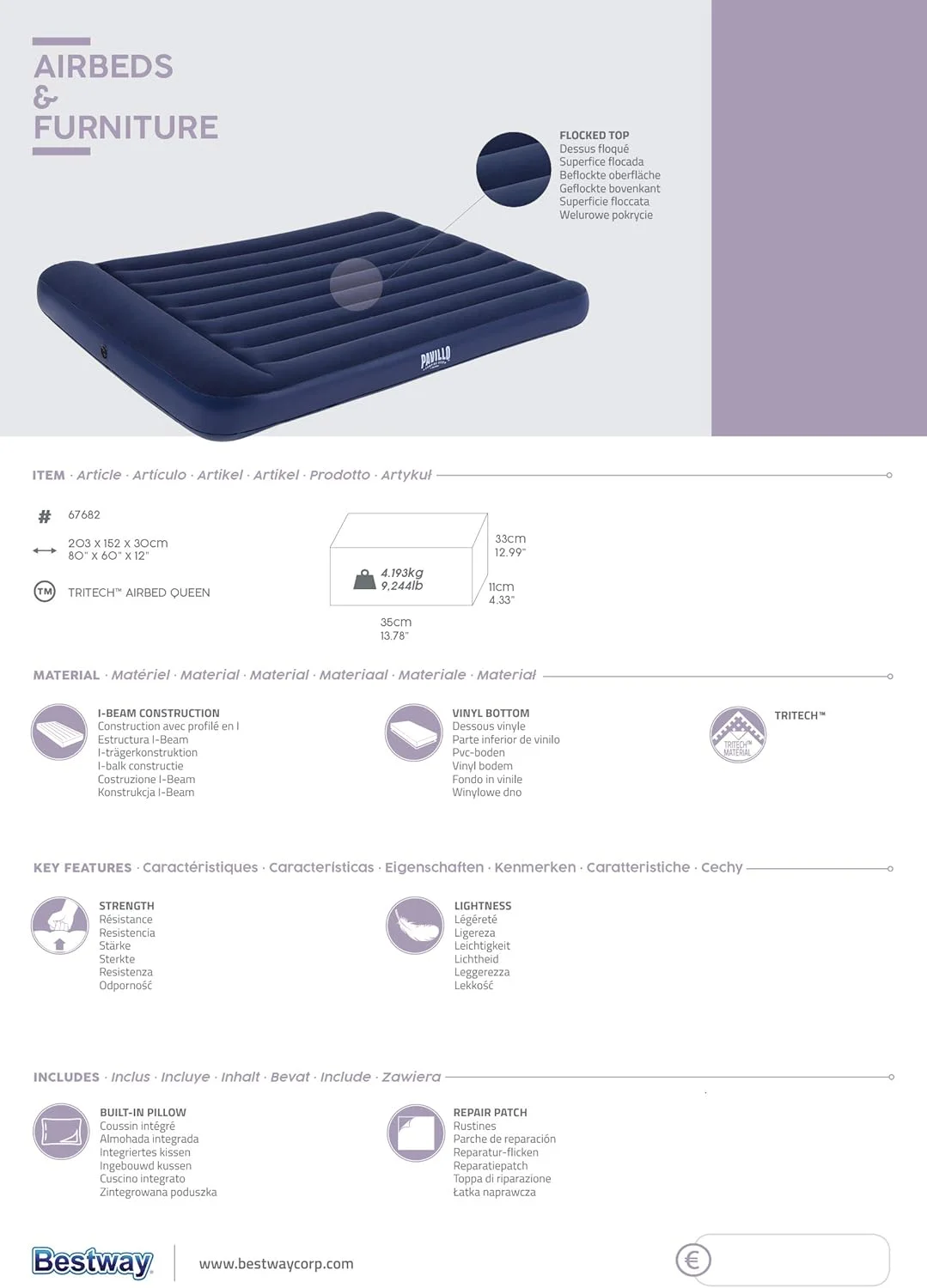 Bestway Pavillo Tritech AirBed