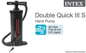 Intex Double Quick III S Hand Pump Review, Double Quick Twice as dependable Thrifty Price also