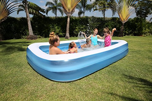 H2OGO! Blue Rectangular Family Pool