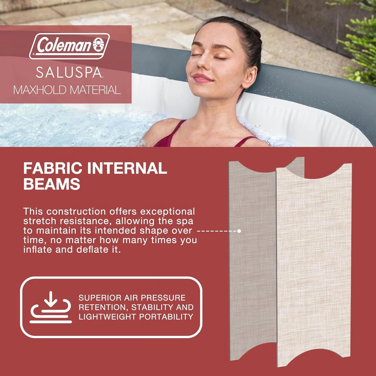 Coleman SaluSpa AirJet 4–6 Person Inflatable Outdoor Spa