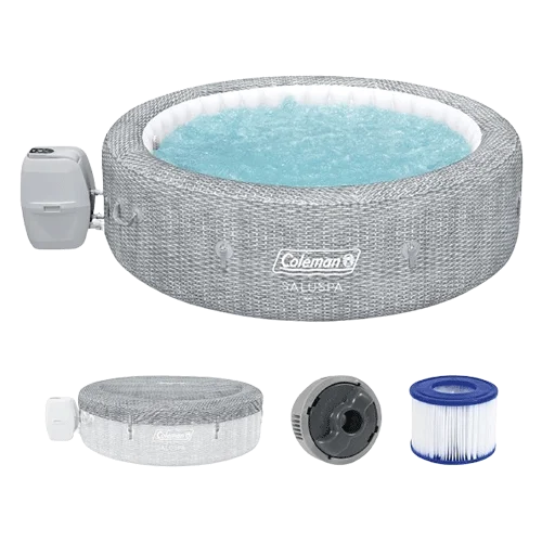 Coleman Napa SaluSpa 2-7 Person Inflatable Round Outdoor Hot Tub Spa