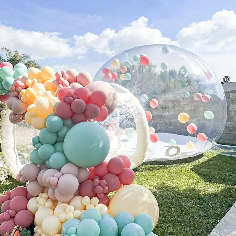 Clear Bubble Balloon House Dome with Tunnel Blower | 10FT