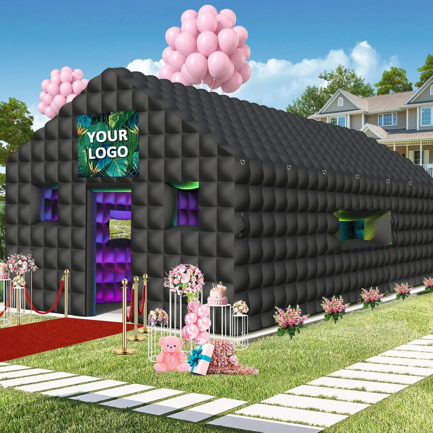 Inflatable Nightclub for Parties And Rentals | 20×16.8×12 FT