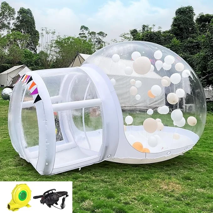 Inflatable Clear Bubble Tent with Pump for Parties And  Events