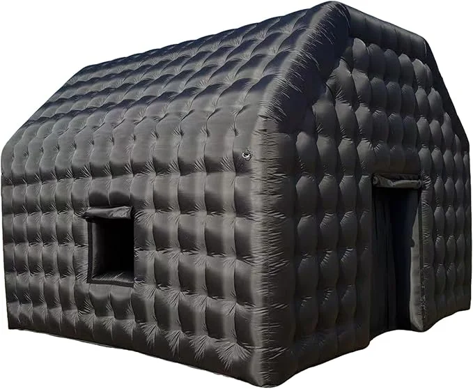 Inflatable Nightclub with 950W Blowers – Black