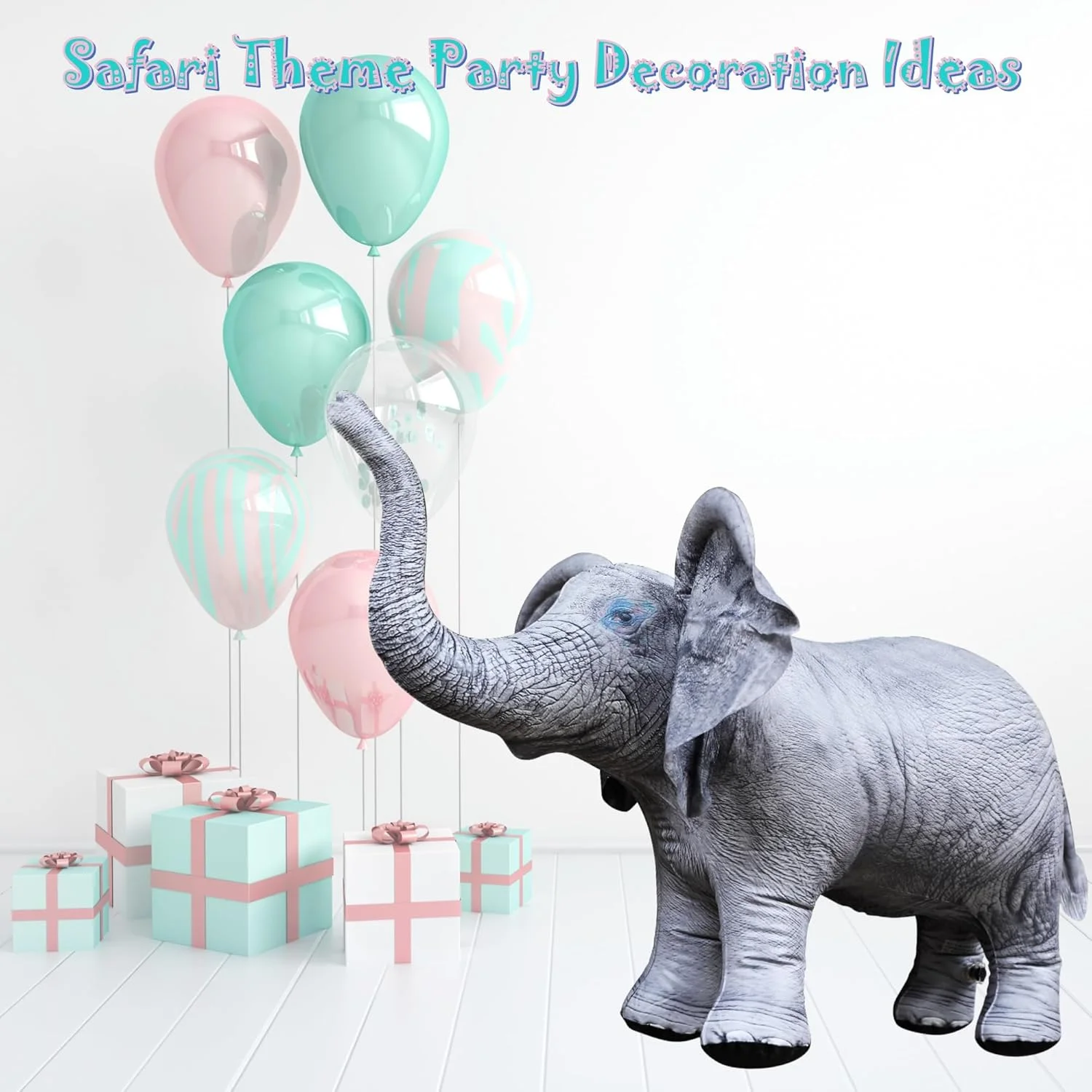 Jet Creations Inflatable Elephant 36” Toy – Safari Decor