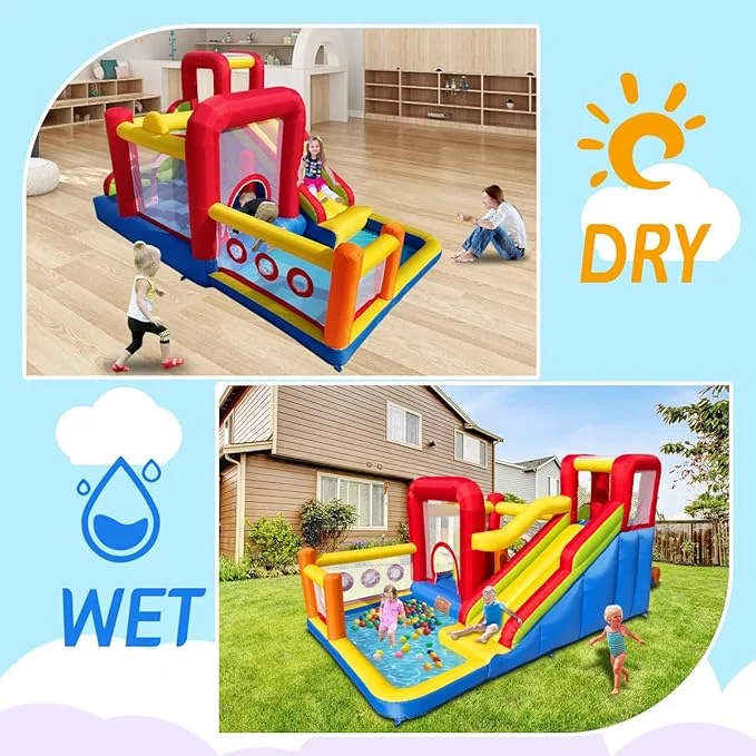 Bounce Multi-Activity Castle – Slide, Climb Jump Fun for Kids