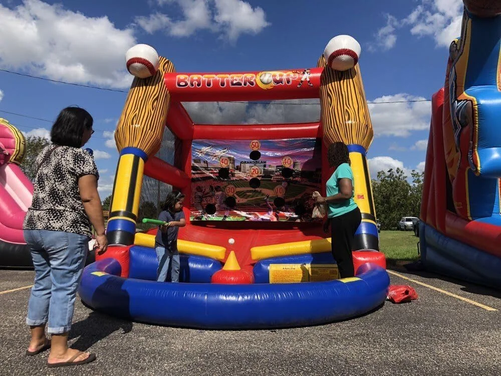 Inflatable Baseball Batting Cage Game| 16.5x10ft