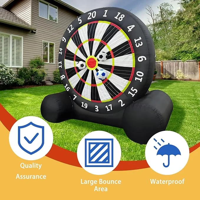 Inflatable Giant Soccer Darts – Outdoor Yard Game | 10ft
