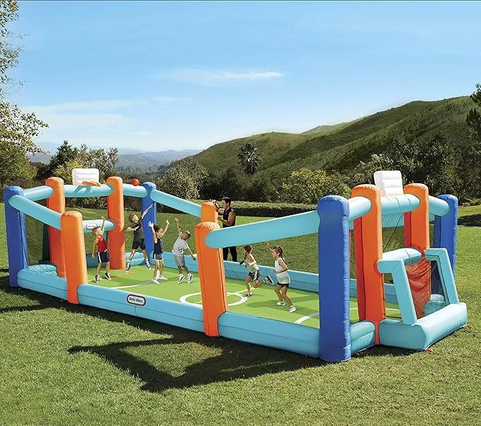 Inflatable Soccer and Basketball Court by Little Tikes