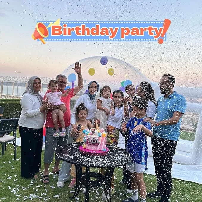 Inflatable Clear Bubble Tent with Pump for Parties And  Events
