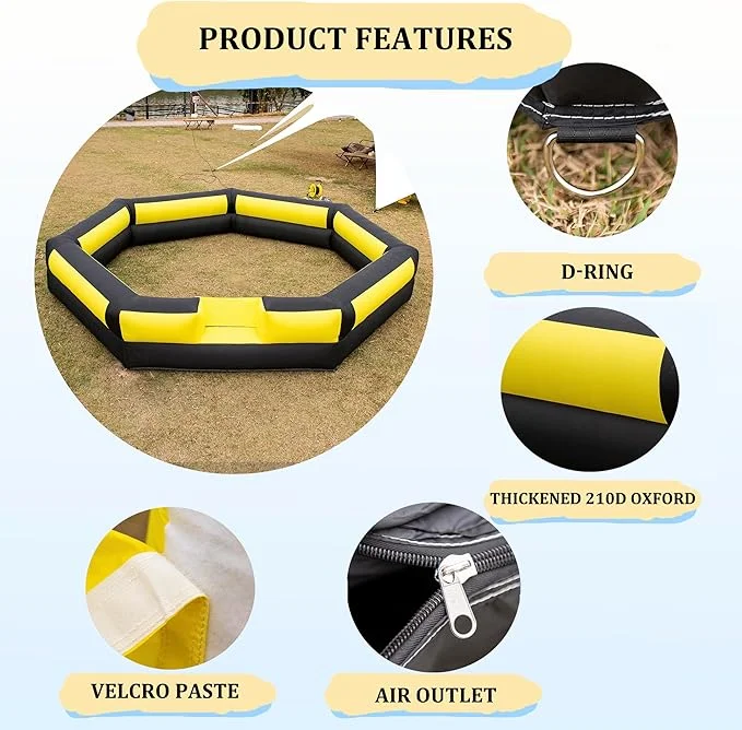 Gaga Ball Pit with Built-in Blower for Indoor Outdoor Fun | 15FT