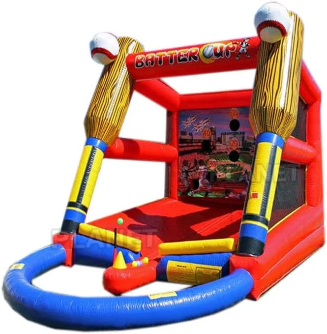 Inflatable Baseball Batting Cage Game| 16.5x10ft