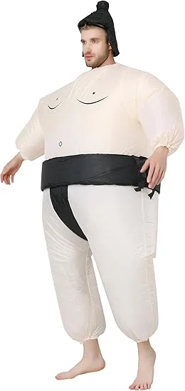 Inflatable Sumo Costume Adult – Halloween & Christmas Party Suit
