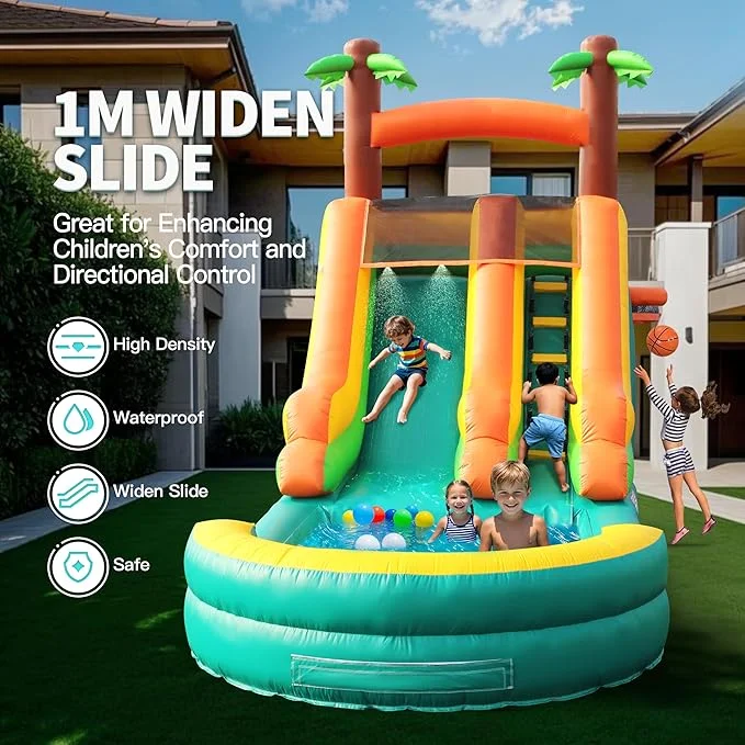 Commercial Grade Inflatable Water Slide for Kids | Adults