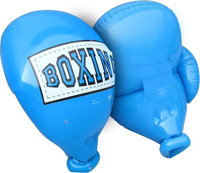 Banzai Kids Inflatable Mega Boxing Gloves 1 Set (Red or Blue)