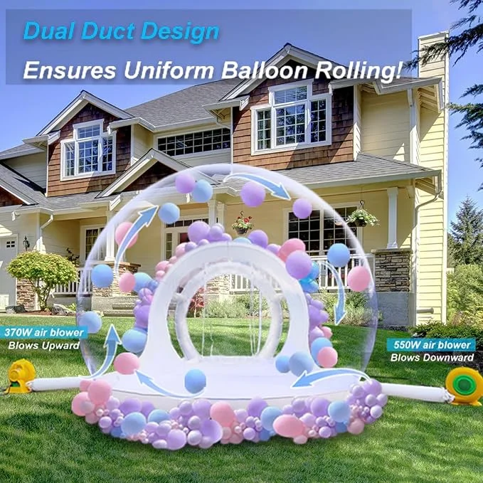 TPU Bubble House – Double Blower Dome for Parties|10FT