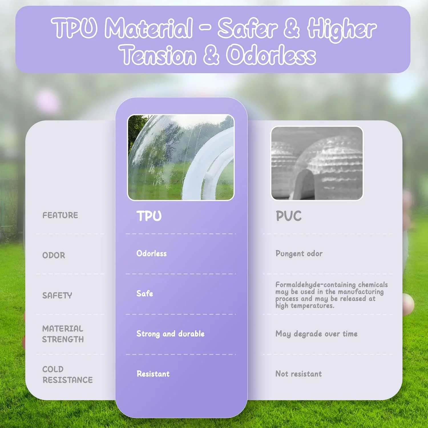 Inflatable FBSPORT Bubble House Dome Blower and Balloons | 10FT