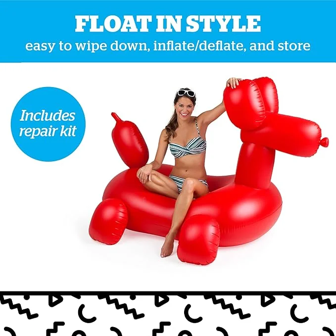 Big Mouth Giant Balloon Animal Pool Float – Inflatable Tube 4FT