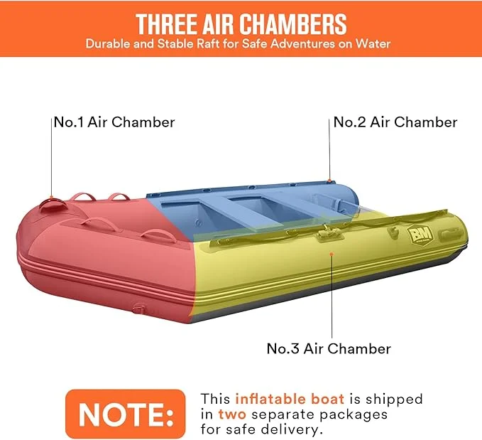 Beyond Marina Inflatable Dinghy – 3-5 Person Boat