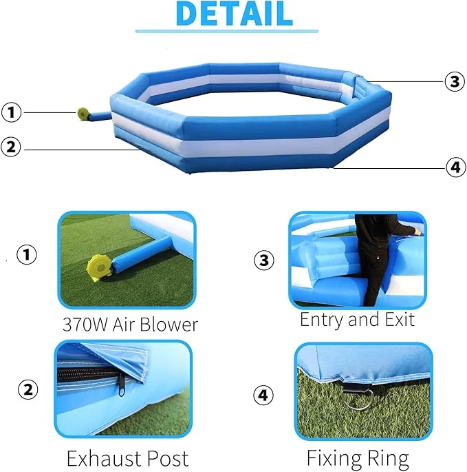 Inflatable Gaga Ball Pit with Blower Indoor Outdoor Fun | 20FT