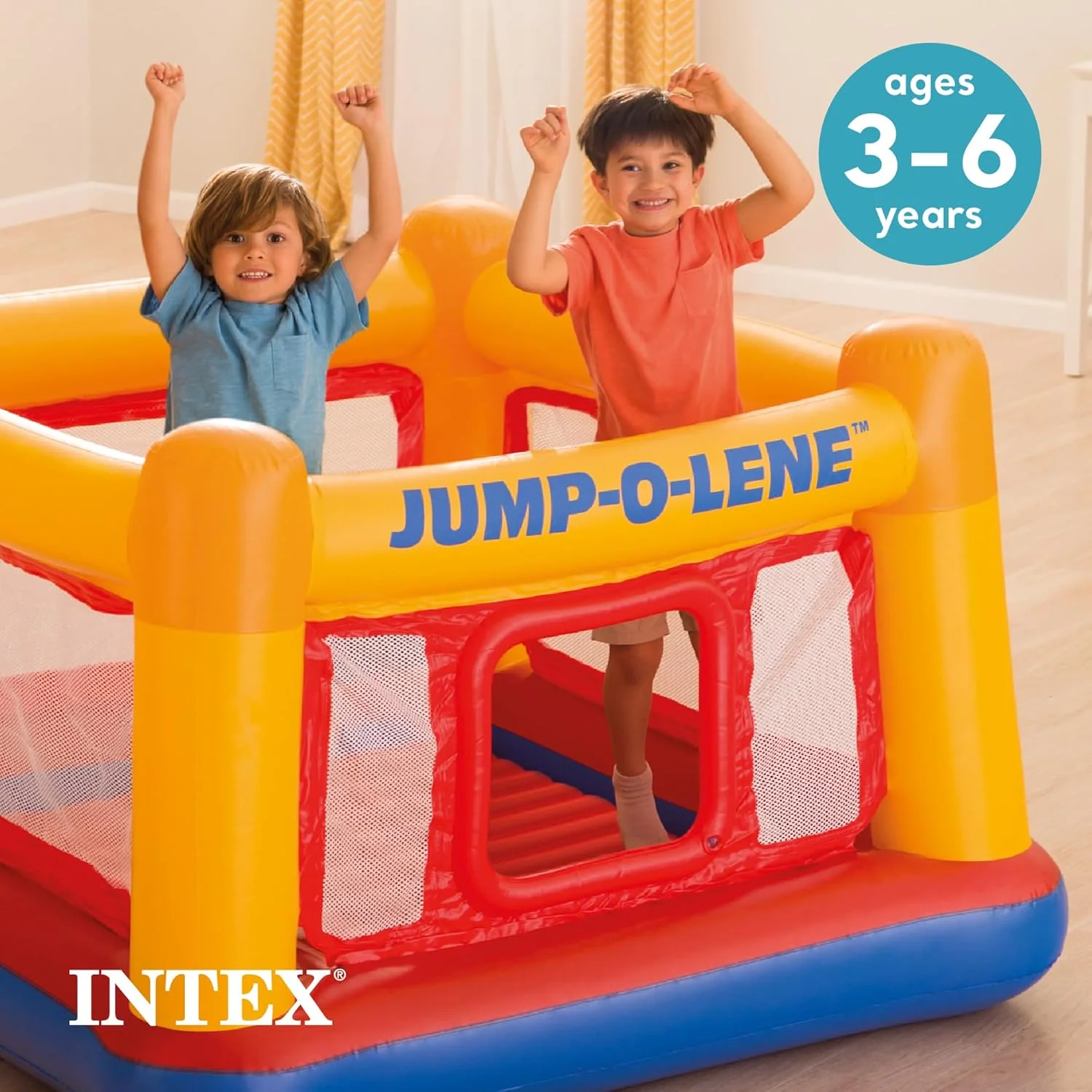 Intex Jump-O-Lene Playhouse Trampoline for Kids 3–6