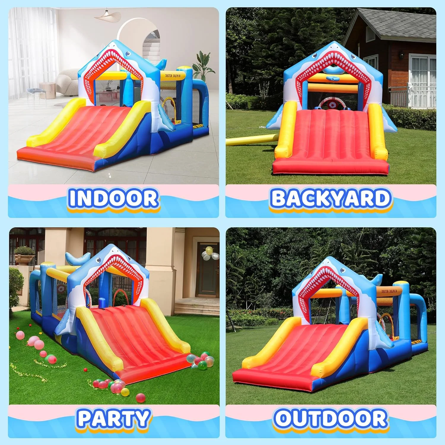 Inflatable Bounce House Toddler Ball Pit for Kids|2-12