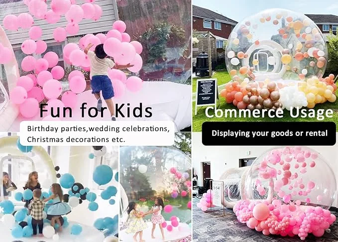 Clear PVC Bubble House Tent with Blower for Events|10FT