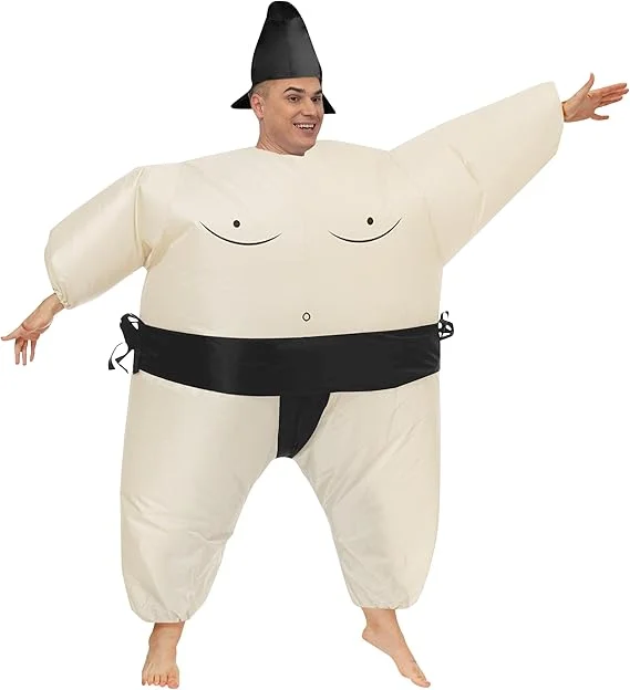 Inflatable Sumo Wrestler Costume Cosplay /Halloween/Birthday Party | 3-Pack