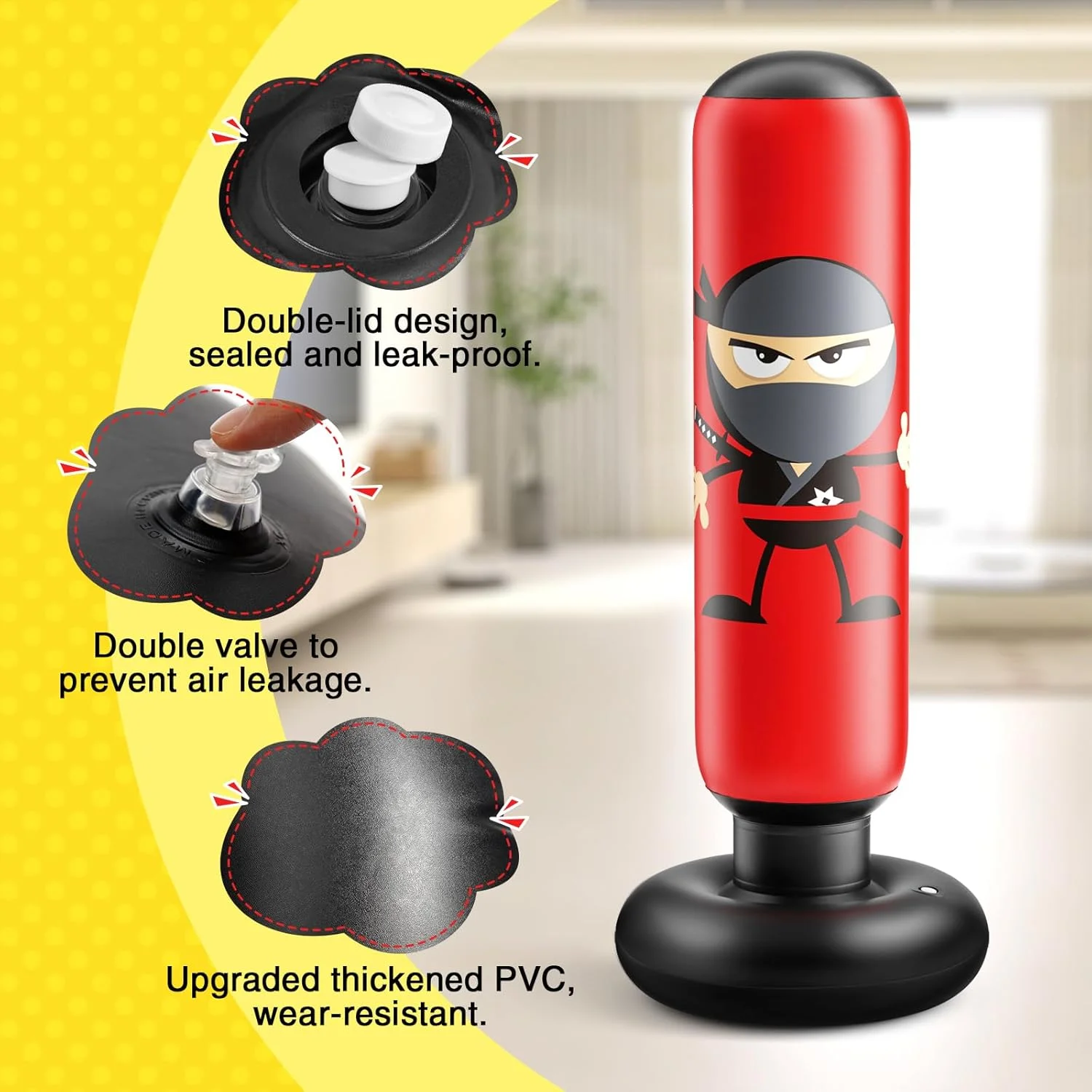 Inflatable Kids Punching Bag | Karate; Boxing Fun Gift