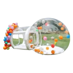 Clear Bubble Balloon House Dome with Tunnel Blower | 10FT Product Image