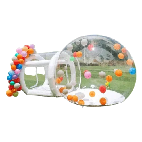 Clear Bubble Balloon House Dome with Tunnel Blower | 10FT