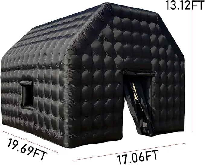 Inflatable Nightclub with 950W Blowers – Black