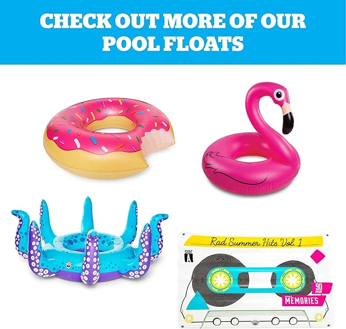 Big Mouth Giant Balloon Animal Pool Float – Inflatable Tube 4FT