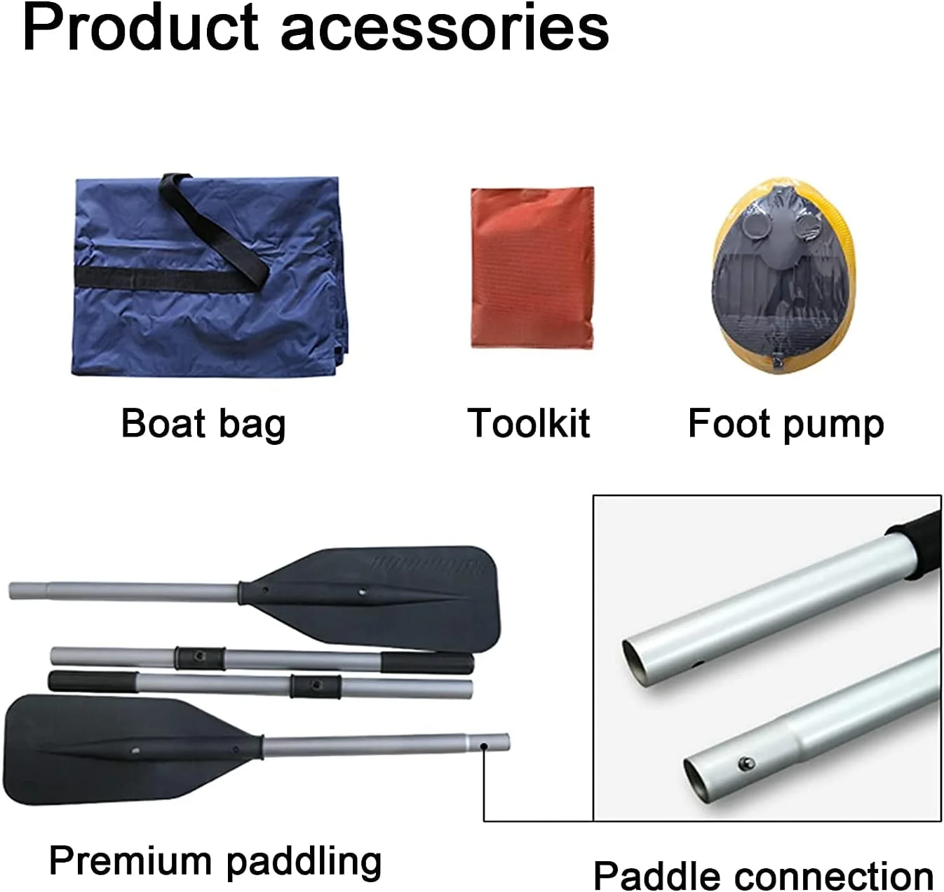 Inflatable Boat for 2-3 People | Portable Raft Design 10FT