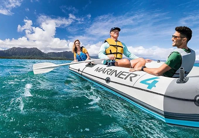 INTEX Mariner 3 Inflatable Boat for 3 with Oars | Pump