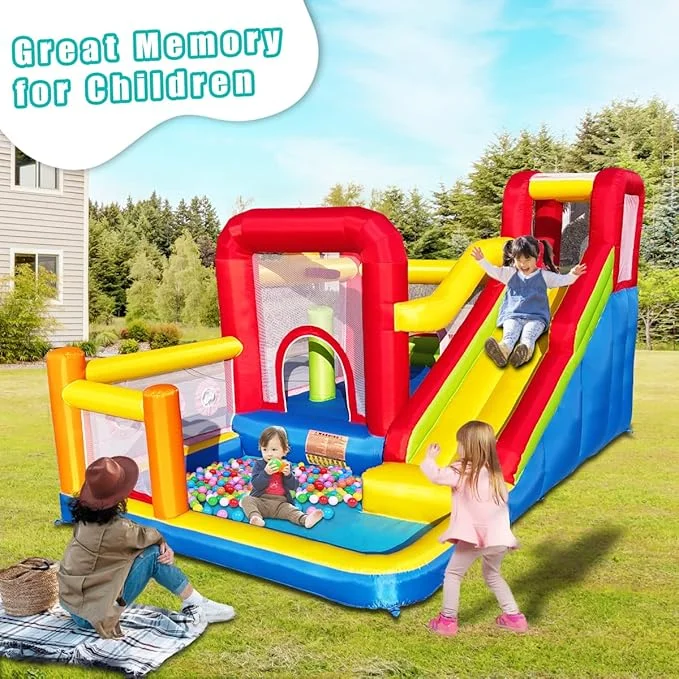Bounce Multi-Activity Castle – Slide, Climb Jump Fun for Kids