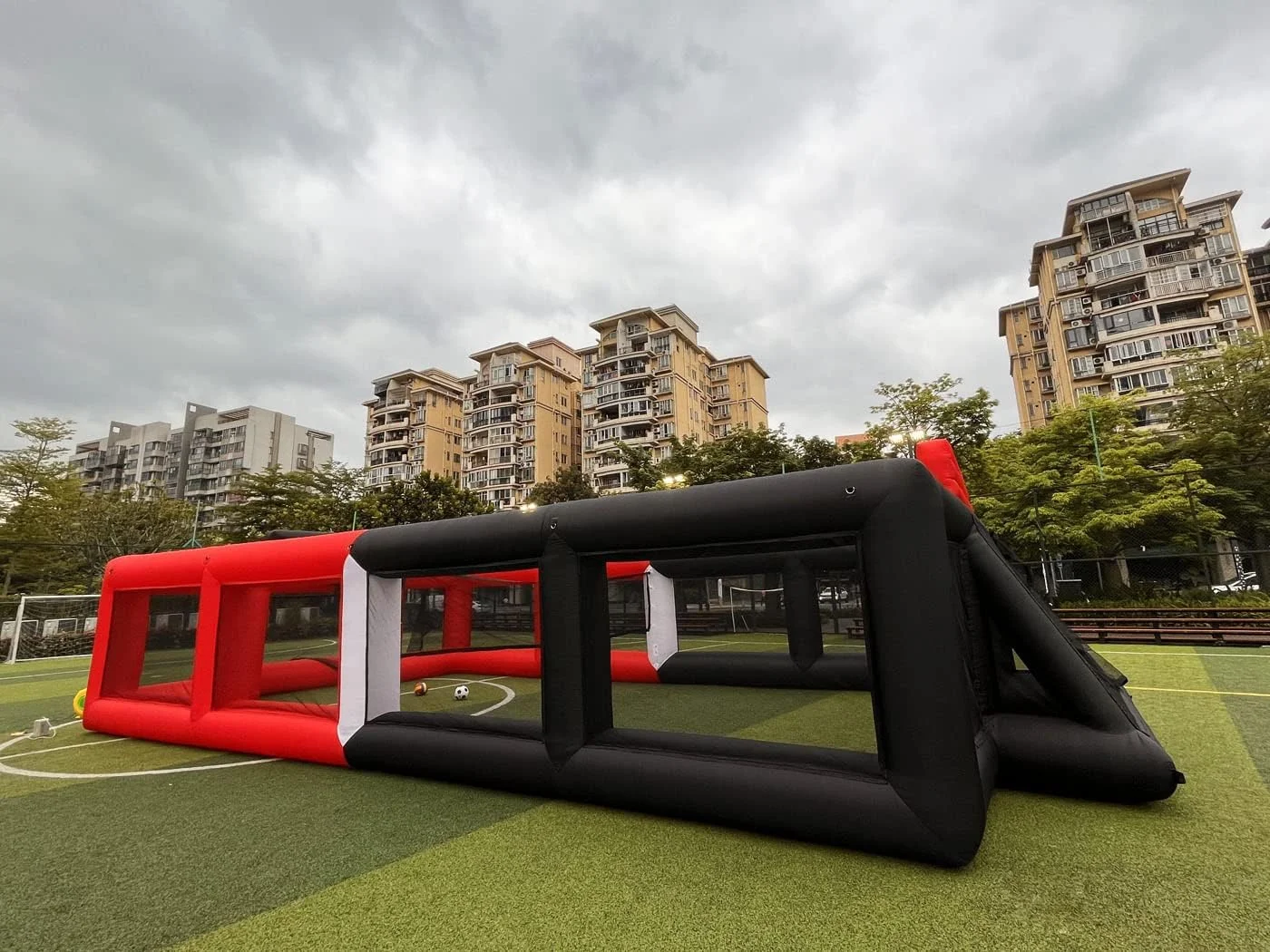 Inflatable Multi-Sports Court for Soccer, Basketball