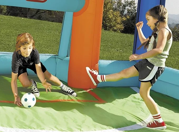 Inflatable Soccer and Basketball Court by Little Tikes