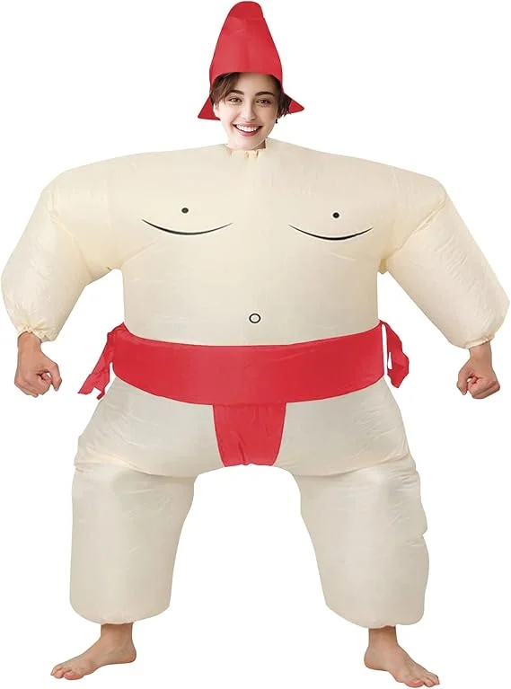 Inflatable Sumo Wrestler Costume Cosplay /Halloween/Birthday Party | 3-Pack