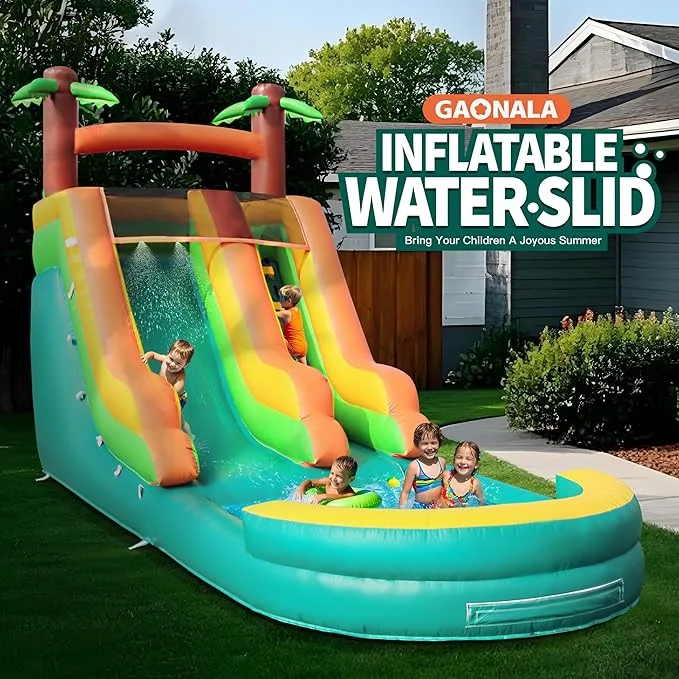 Commercial Grade Inflatable Water Slide for Kids | Adults