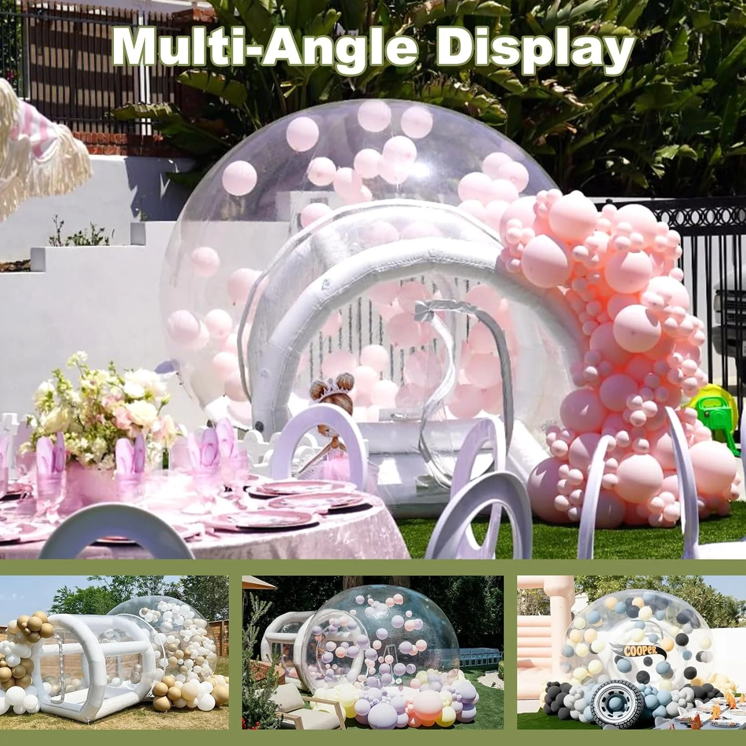 TPU White Commercial Bubble Tent Dome for Parties|10FT