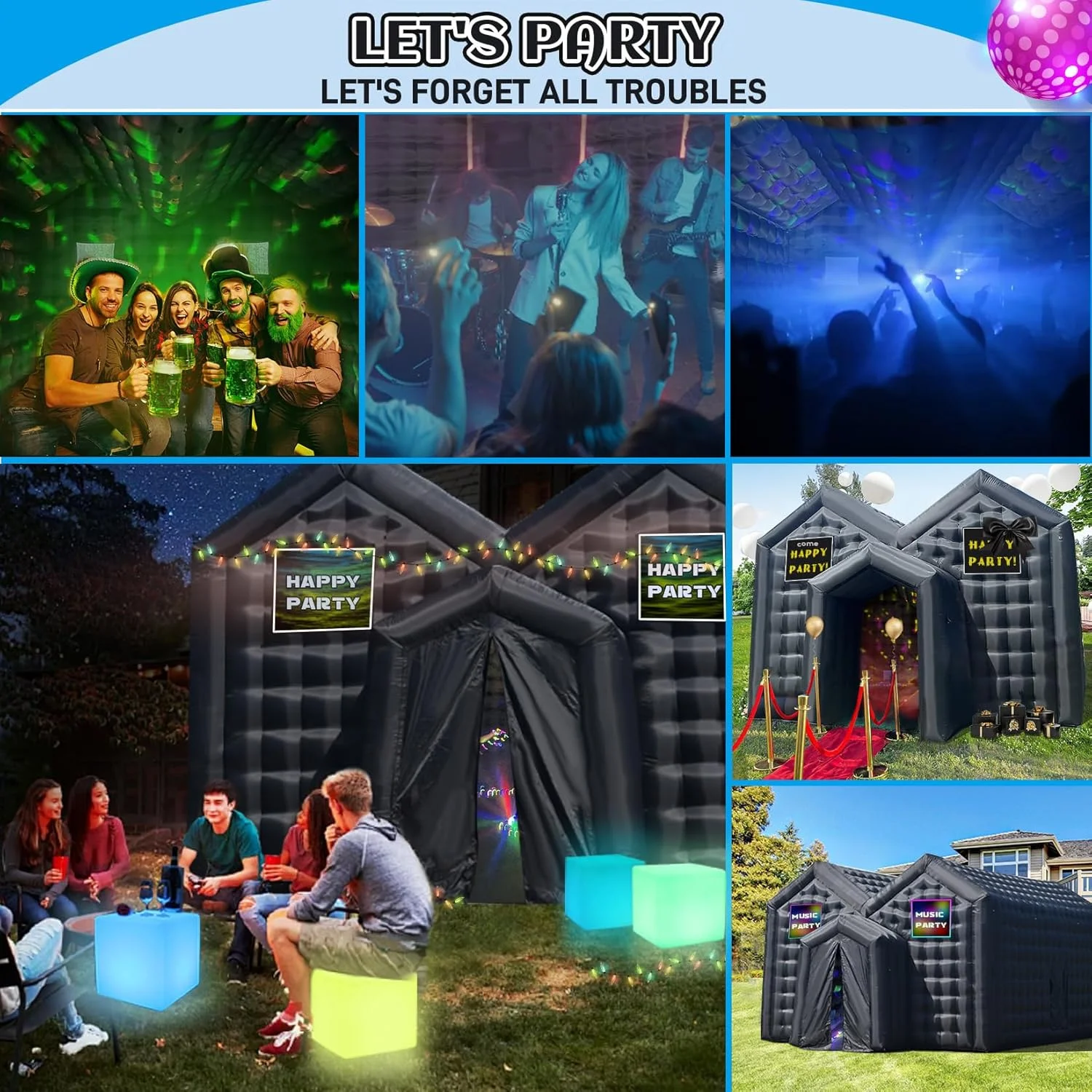 Inflatable Nightclub for Parties And Events