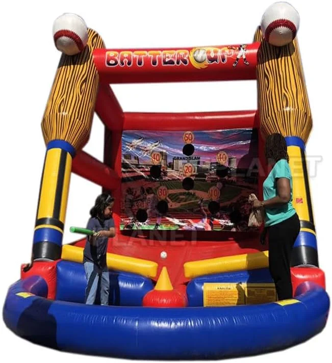 Inflatable Baseball Batting Cage Game| 16.5x10ft