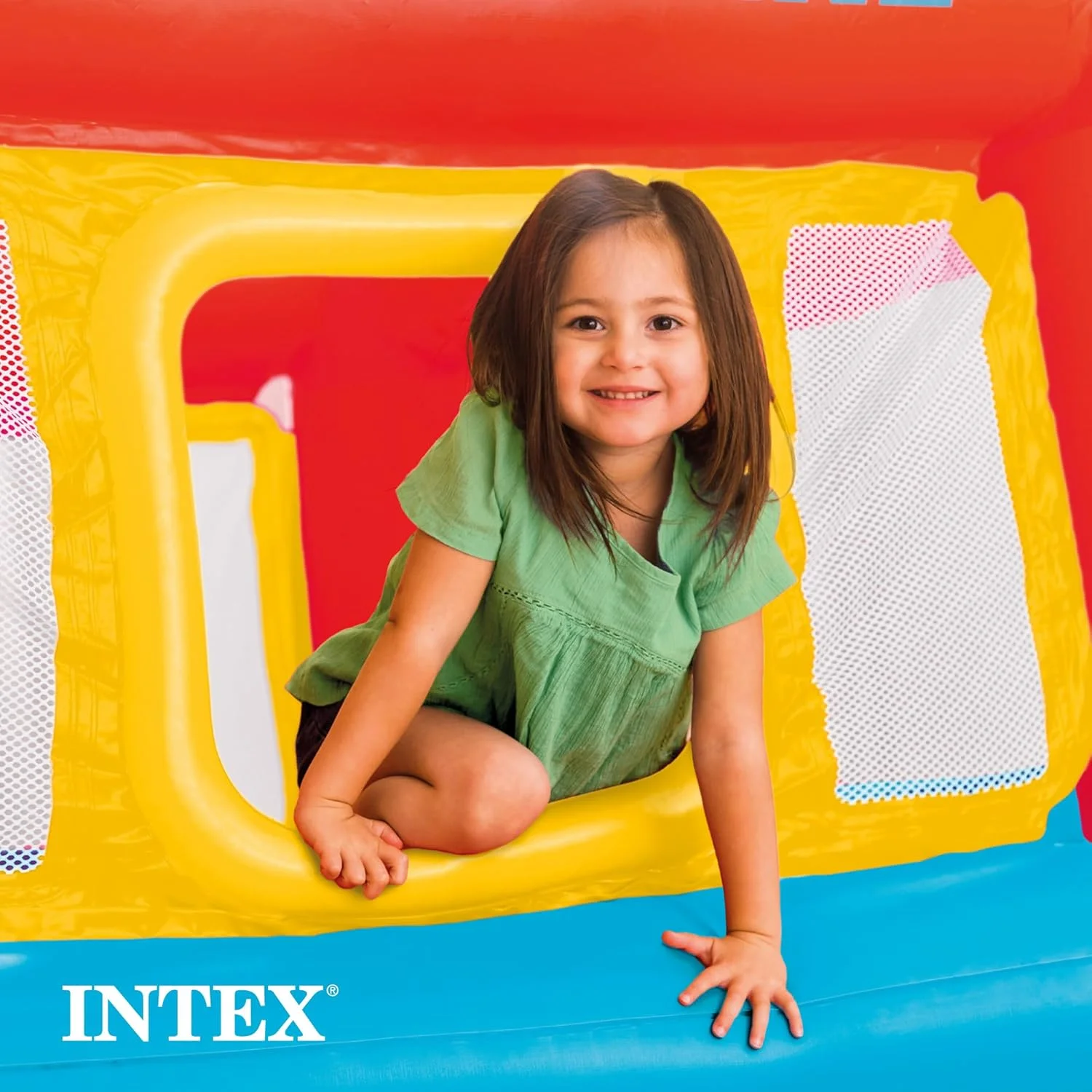 Intex Jump-O-Lene Playhouse Trampoline for Kids 3–6