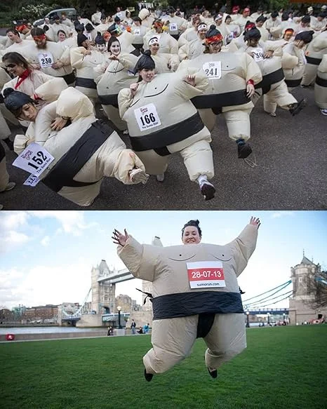 Inflatable Sumo Costume Adult – Halloween & Christmas Party Suit