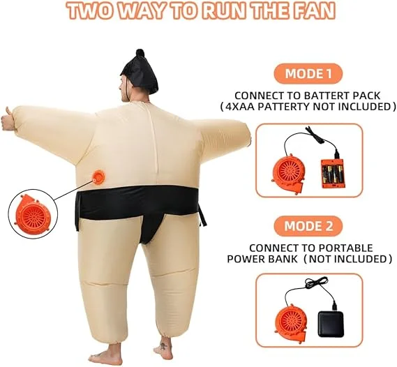 Inflatable Halloween Costumes for Men/Women – Sumo Party Suit