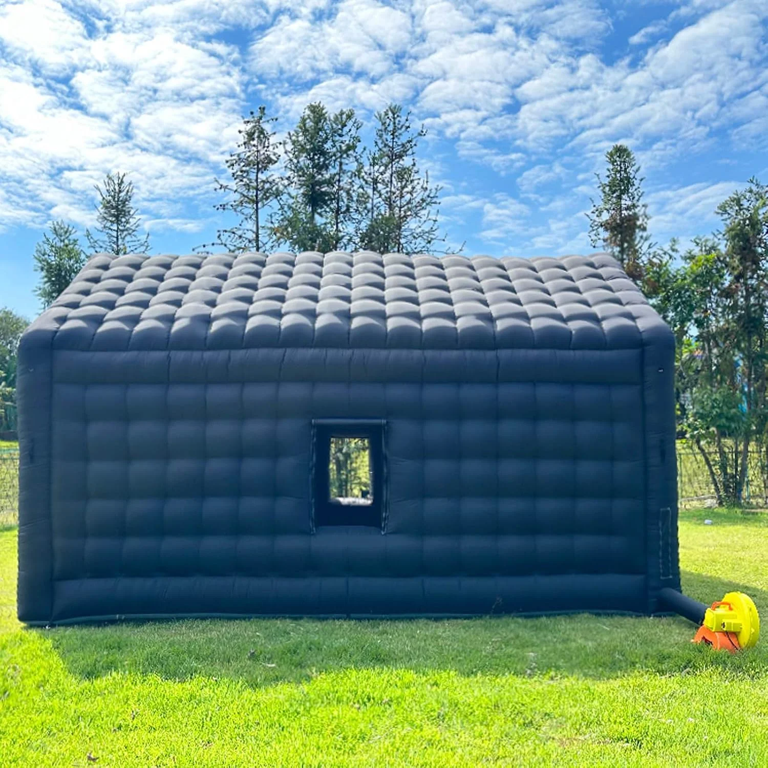 WARSUN 20×16.5×12 FT Black Inflatable Nightclub for Events