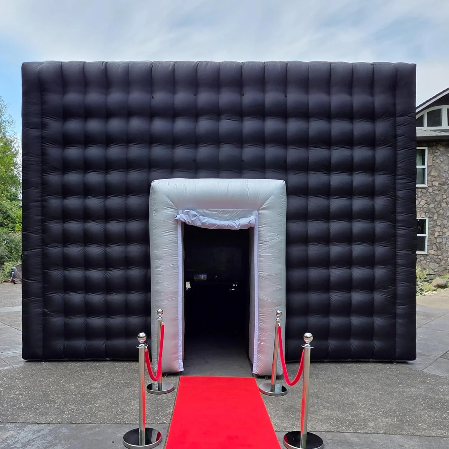 Giant Inflatable Nightclub Tent 20x17x12 – Black